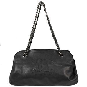 Chanel Cc Bowler Caviar Black Calfskin Shoulder Bag Bag